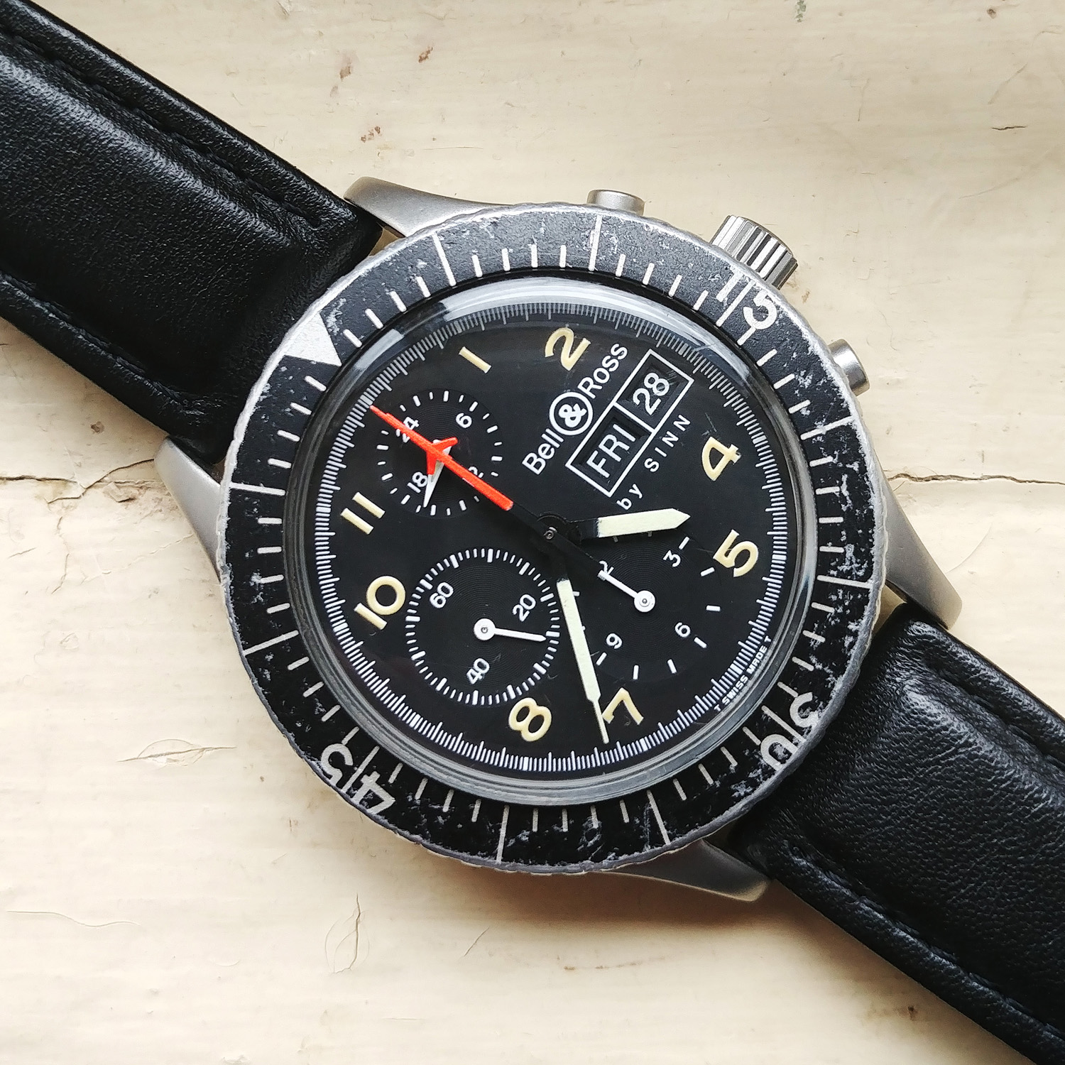 FS Heuer 73473 Bell Ross Sinn 156 Chronograph 3500 OBO