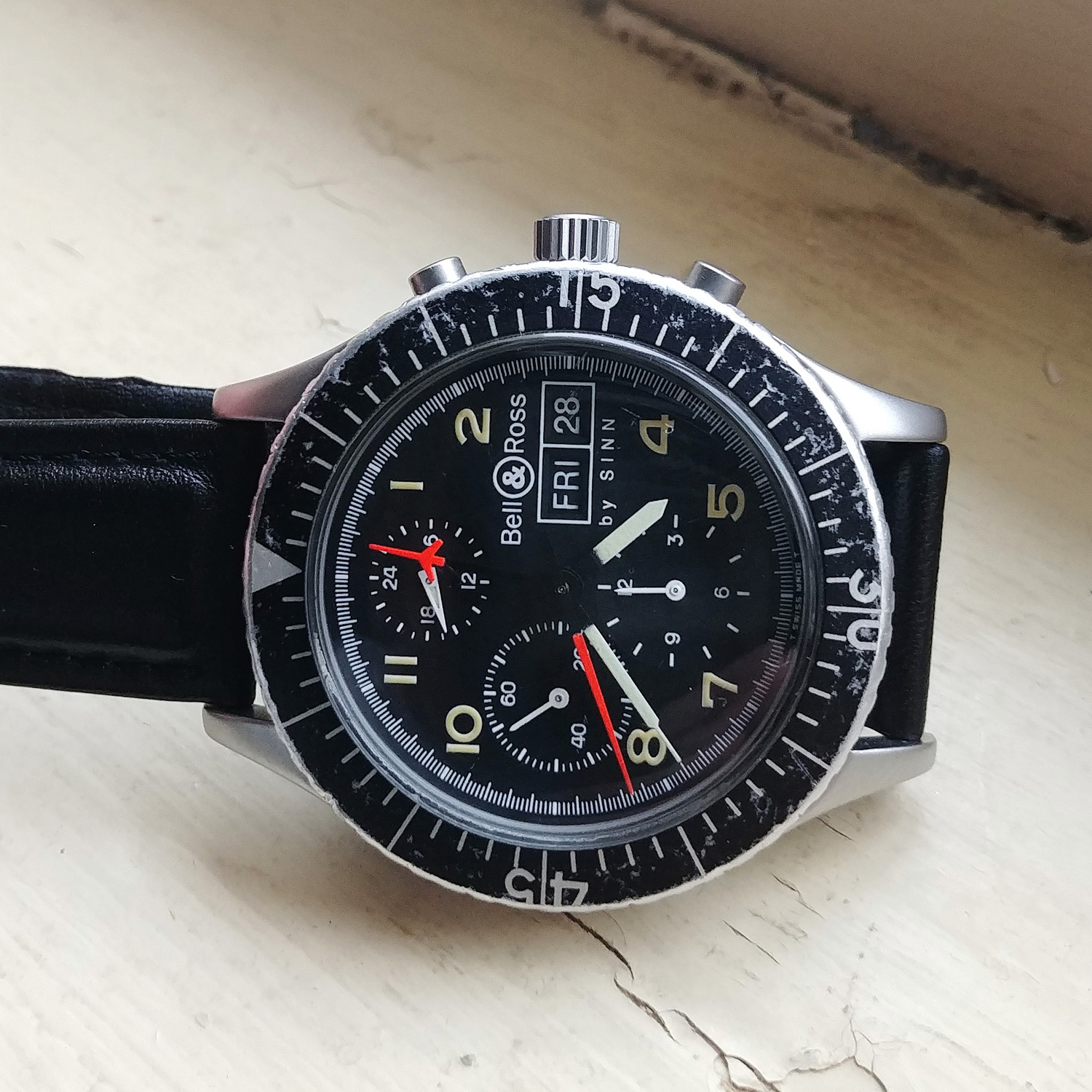 FS Heuer 73473 Bell Ross Sinn 156 Chronograph 3500 OBO